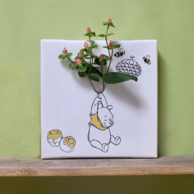 くまのプーさん 花瓶 陶器製 中型 くまのプーさん 花瓶 陶器製 中型