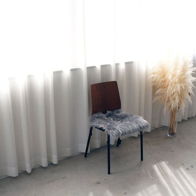 リッチ✳︎ムートン　ブラウニーブラウン　グラデーションシープスキンラグ　美品未使用 リッチ✳︎ムートン ブラウニーブラウン グラデーションシープスキン