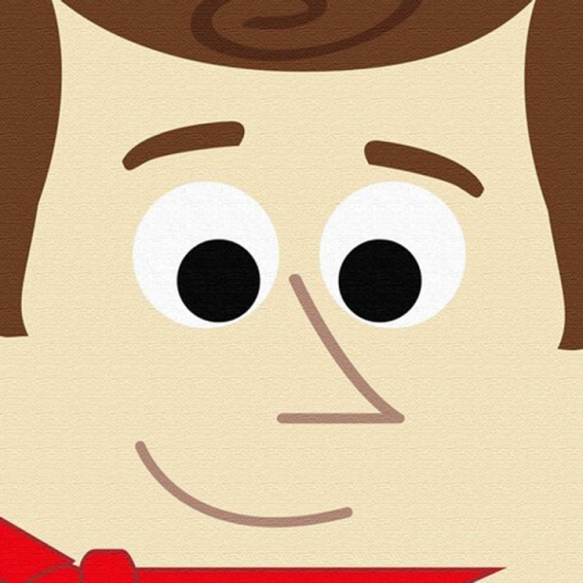 トイストーリー ウッディ アートパネル 30cm×30cm Mサイズ