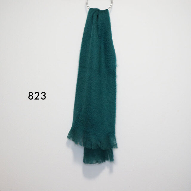 【ちぃこす】EZCARAY 水色 モヘアストール 65cm x 200cm MANTAS EZCARAY モヘアマフラー 無地 SCARF MOHAIR マンタス