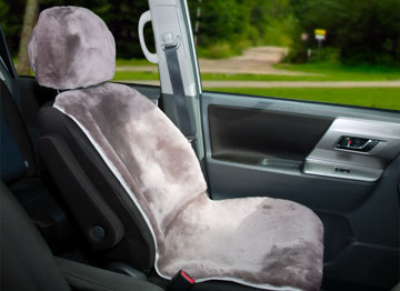 汎用タイプst ムートン製カーシートカバー フロントシート用 1席