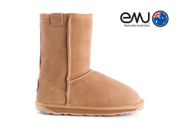 EMU ワラビーローキッズ用ムートンブーツ チェスナット
