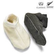 コンフォート・メリノルームシューズ TOASTIE 全2色 アイボリー グレー 室内履き ムートン コットン ニュージーランド製 CLASSIC SHEEPSKIN社