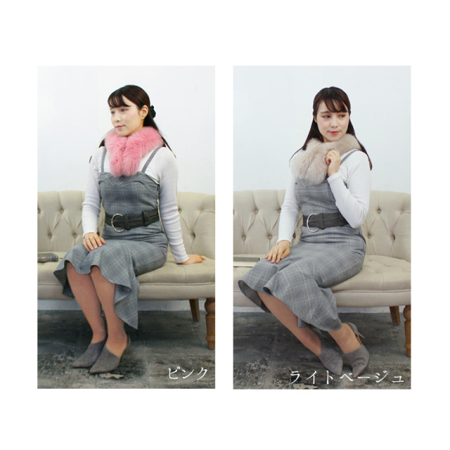 【送料無料】【北欧SAGAフォックス使用】マグネットファーフォックスストレート【代引き不可】