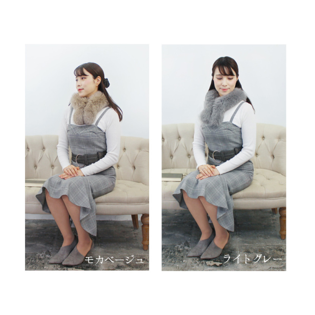 【送料無料】【北欧SAGAフォックス使用】マグネットファーフォックスストレート【代引き不可】