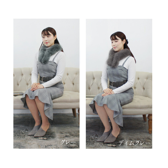 【送料無料】【北欧SAGAフォックス使用】マグネットファーフォックスストレート【代引き不可】