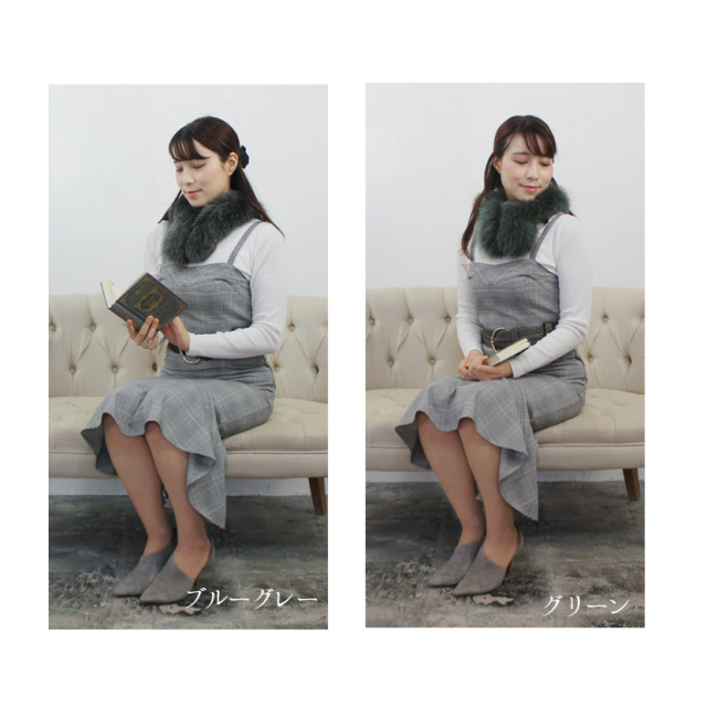 【送料無料】【北欧SAGAフォックス使用】マグネットファーフォックスストレート【代引き不可】