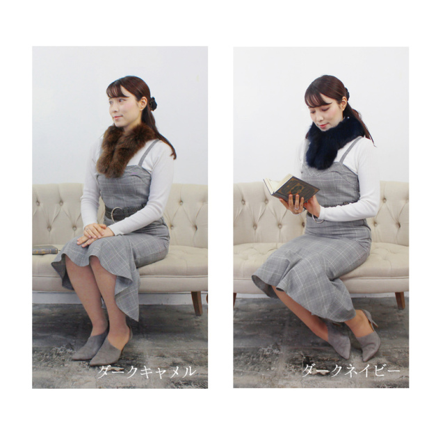 【送料無料】【北欧SAGAフォックス使用】マグネットファーフォックスストレート【代引き不可】