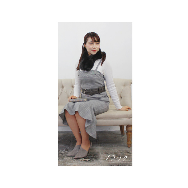 【送料無料】【北欧SAGAフォックス使用】マグネットファーフォックスストレート【代引き不可】