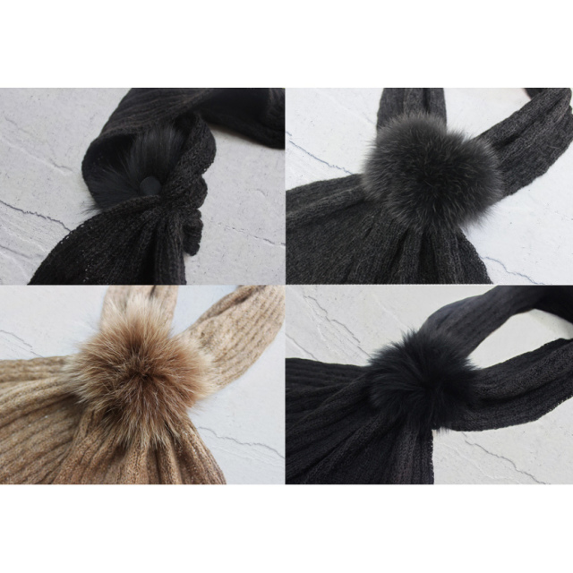 【送料無料】【北欧SAGAフォックス使用】フォックスファーマグネットロングネックマフラー【代引き不可】