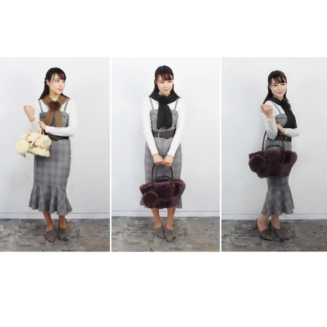 【送料無料】【北欧SAGAフォックス使用】フォックスファーマグネットロングネックマフラー【代引き不可】