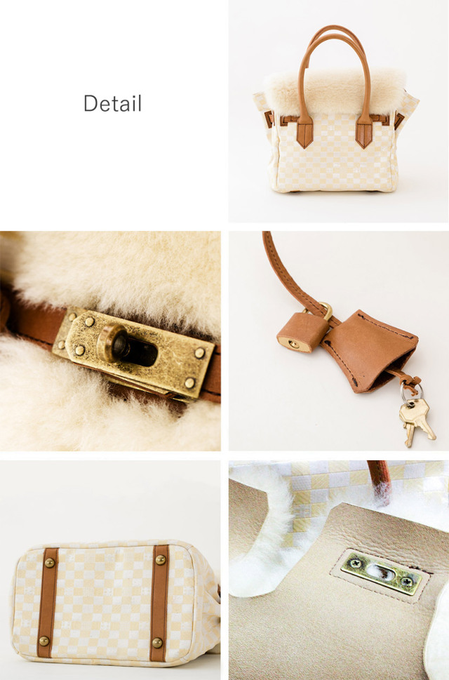 ムートン金襴バッグ