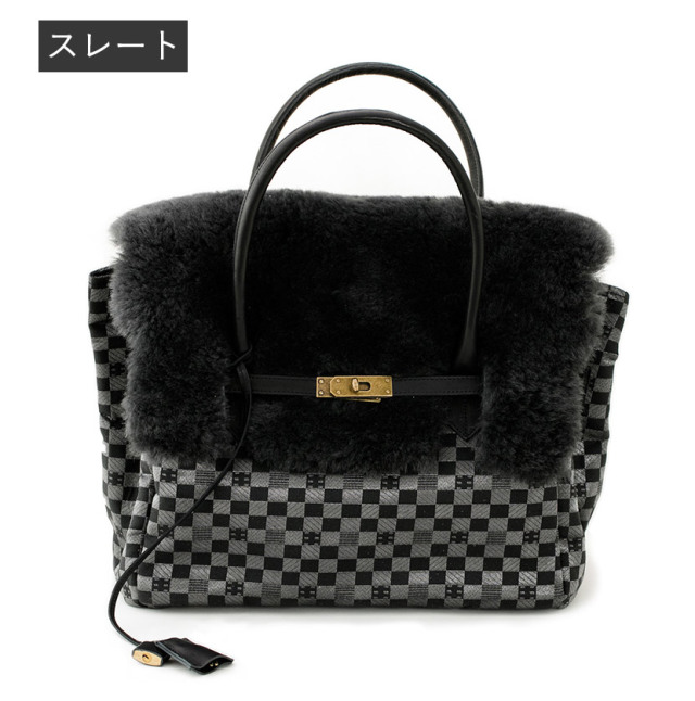 ムートン金襴バッグ