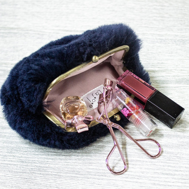 ムートンがま口