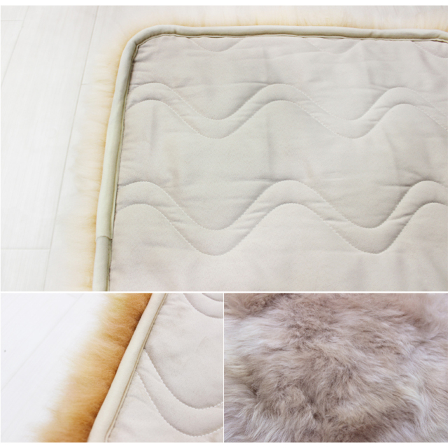 在庫処分!!アウトレット 長毛ムートン クッション ボリュームたっぷり!ゆったり座れる45×45サイズ!