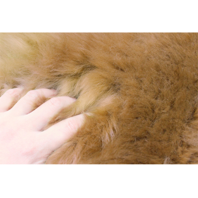 在庫処分!!アウトレット 長毛ムートン クッション ボリュームたっぷり!ゆったり座れる45×45サイズ!