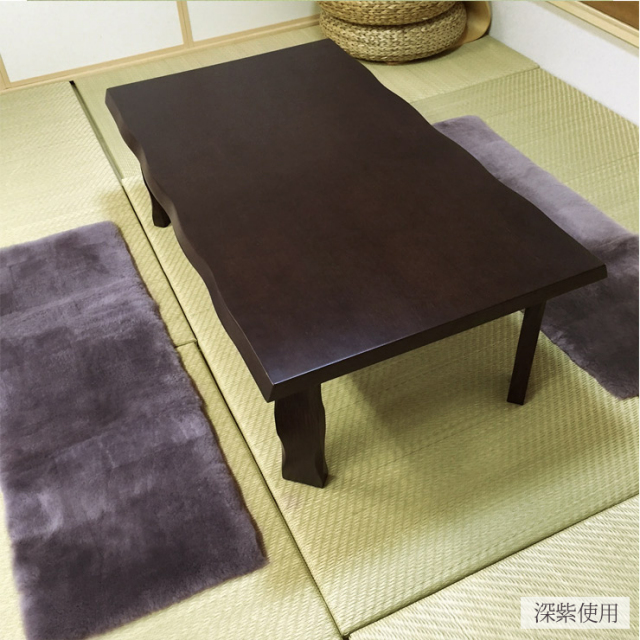 短毛ムートンロングシートクッション　淡色