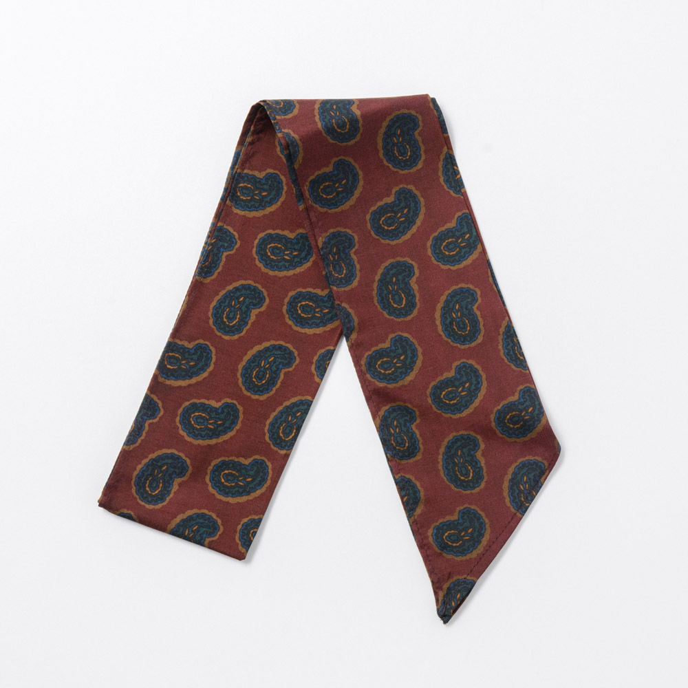 シルク　ヴィンテージプリントストール