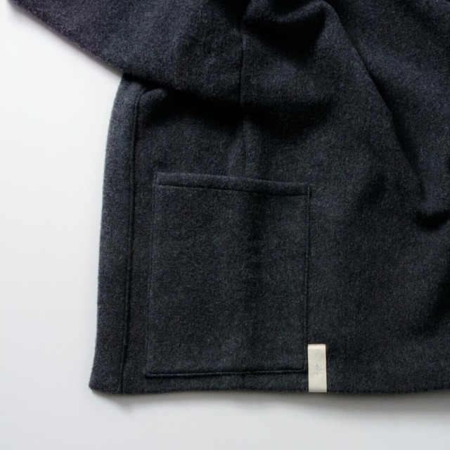 半纏 (Japanese short coat) 【JOOO01-01】 再生ウール ダブルフェイス