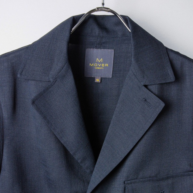 麻ライク素材のブッシュジャケット