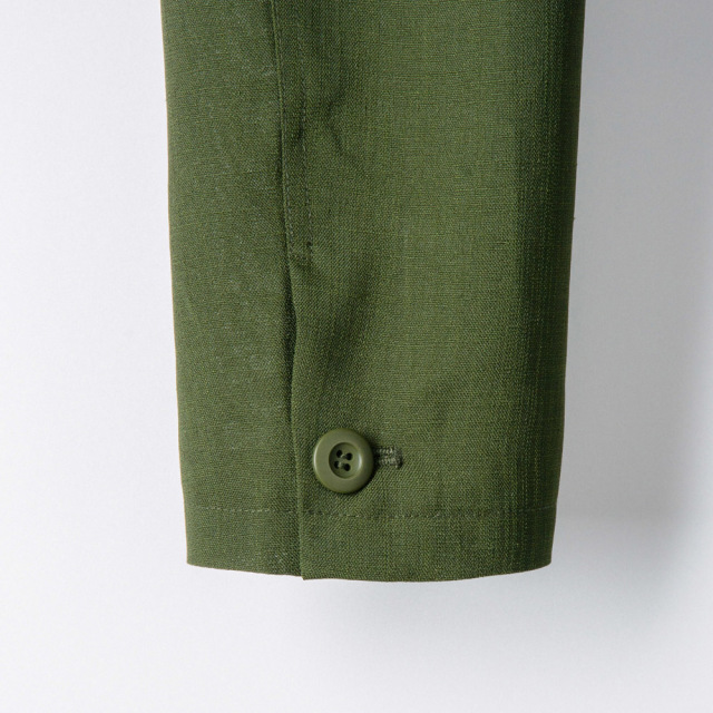 麻ライク素材のブッシュジャケット