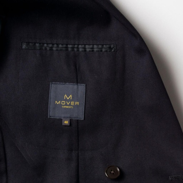 Double breasted jacket 【ABMG15-80】 Deep Navy Brisbane Moss