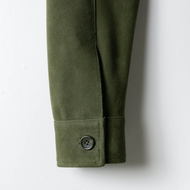 Lamb Suede Driving Blouson 【ABMG17-20】 Hunter Green ムーバー