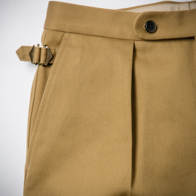 １３タックミリタリーパンツ