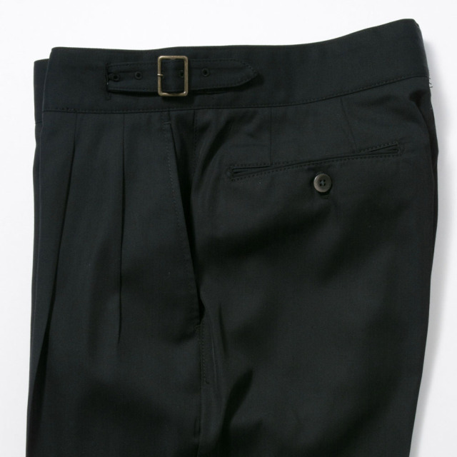 2tuck Gurkha Model 【BCMG26-80】 Black High Twisted Twill 撥水加工