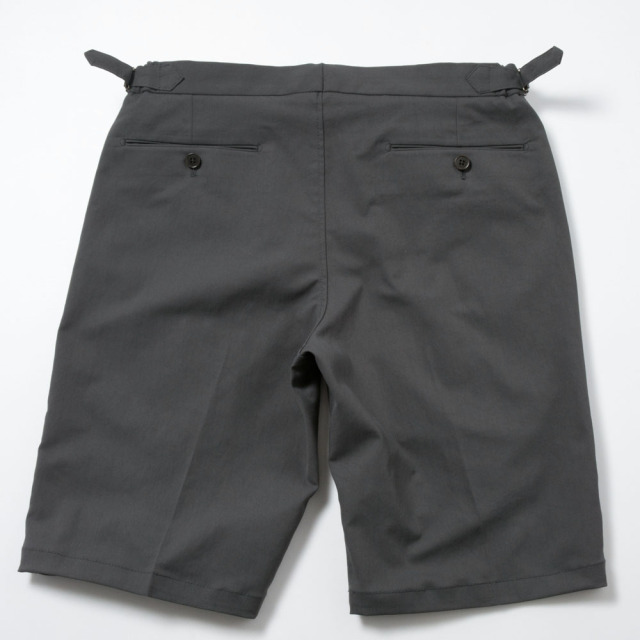 2tuck Bermuda Model 【BCMG28-70】 Gray P100 Spun Polyester