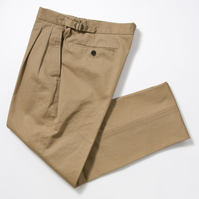 定番品】2tuck Regular Model 【BCMG52-40】 Beige C100% High Count