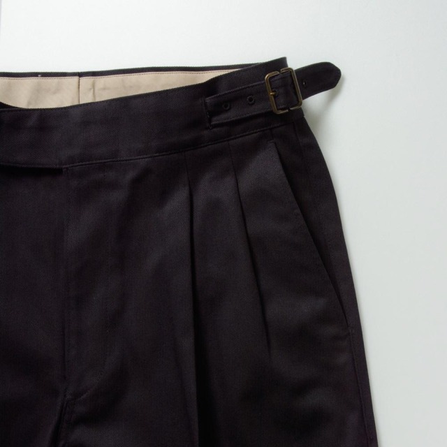 2tuck Gurkha Model 【BCMG50-80】 Deep Navy Brisbane Moss Cotton100