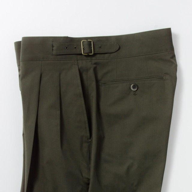 2tuck Gurkha Model 【BCMG79-20】 Khaki Green SOLOTEX P100