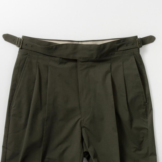 2tuck Gurkha Model 【BCMG79-20】 Khaki Green SOLOTEX P100