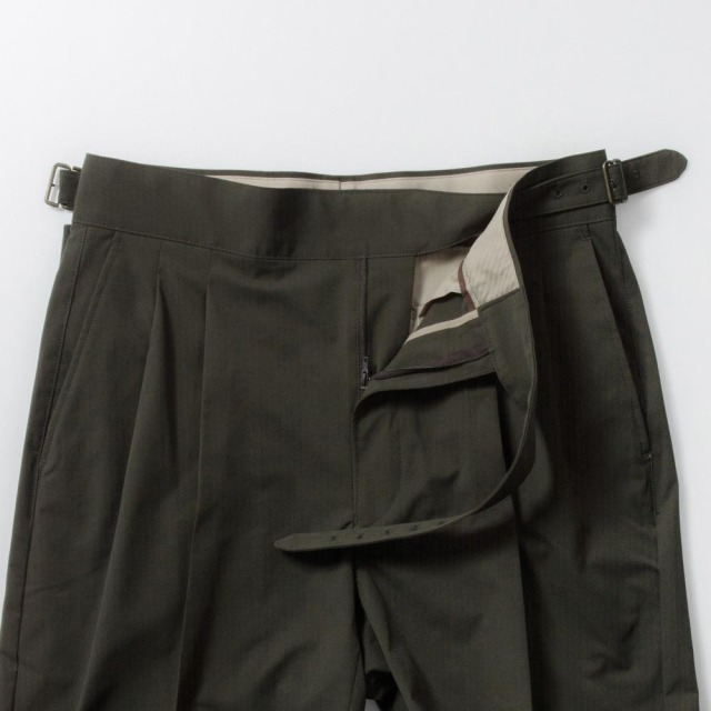 2tuck Gurkha Model 【BCMG79-20】 Khaki Green SOLOTEX P100