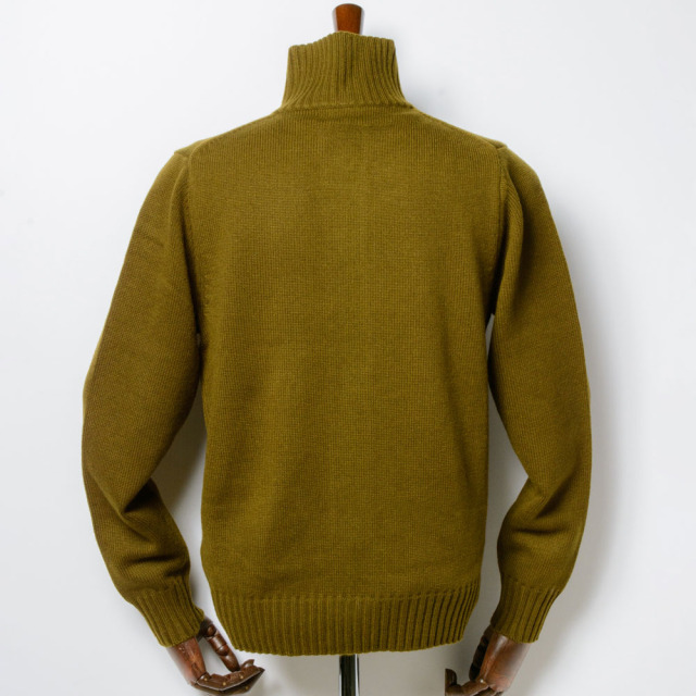 Stand-collar Knit Blouson