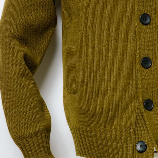 Stand-collar Knit Blouson