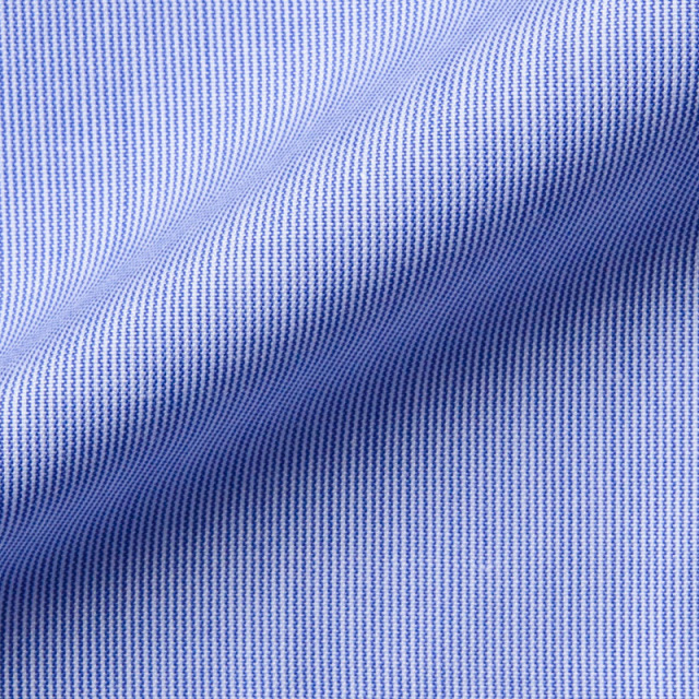 タブカラーシャツブルー