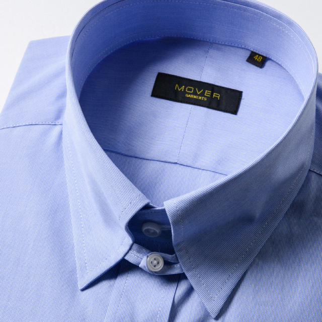 タブカラーシャツサックス