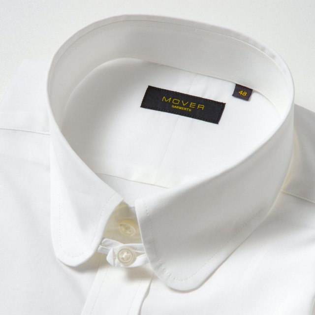 ラウンドタブカラーシャツ