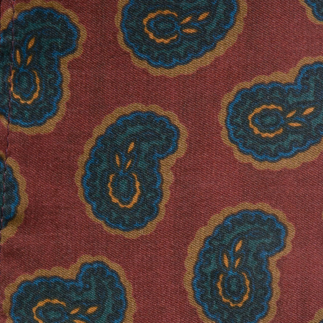 シルク　ヴィンテージプリントストール