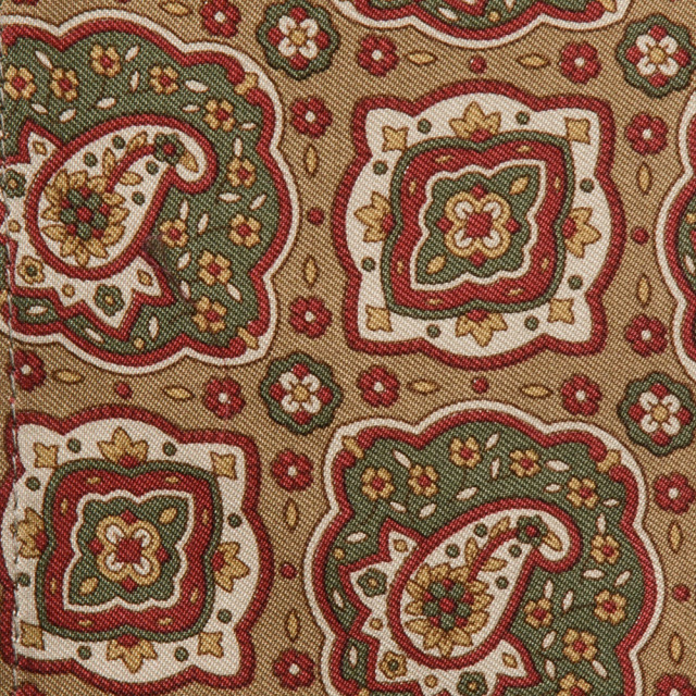 シルク　ヴィンテージプリントストール