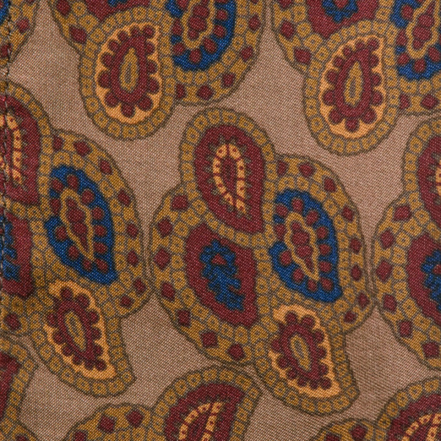 シルク　ヴィンテージプリントストール