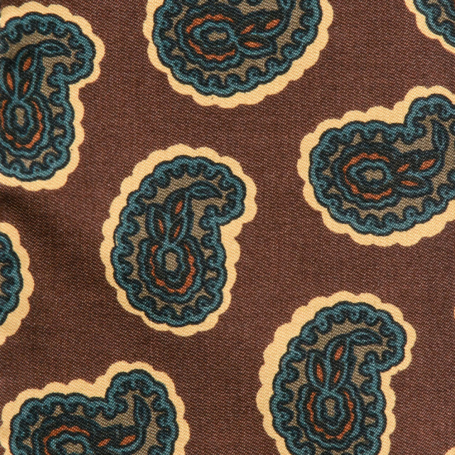 シルク　ヴィンテージプリントストール