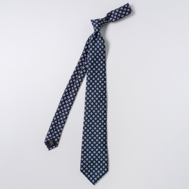 ヴィンテージフレスコプリントタイ