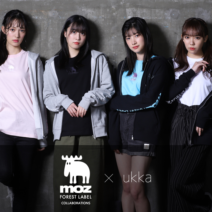 ukka×moz FOREST LABEL コラボZIPパーカー