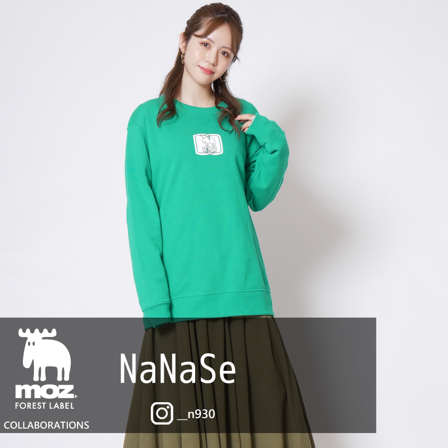 NaNaSe×moz FOREST LABEL インフルエンサーコラボトレーナー