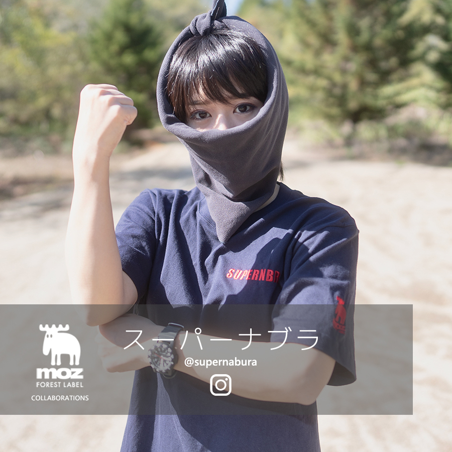 スーパーナブラ×moz FOREST LABEL コラボ半袖Tシャツ