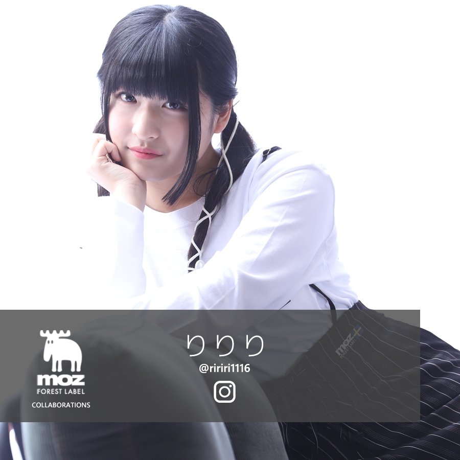 りりり×moz FOREST LABEL コラボ長袖Tシャツ