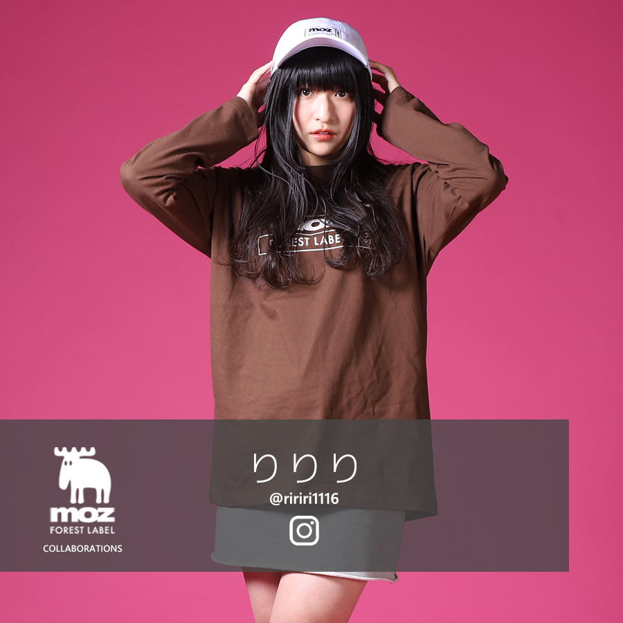 りりり×moz FOREST LABEL コラボキャップ